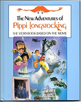 Autographed The New Adventures Of Pippi Longstocking Movie Hardcover Book - Limited Edition